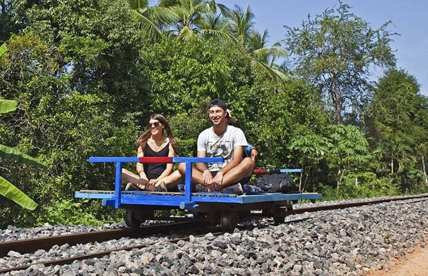 Bamboo Train in Battambang