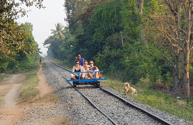 Bamboo Train in Battambang